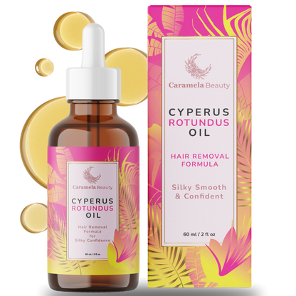 Caramela Beauty Cyperus Rotundus Oil for Natural Hair Reduction