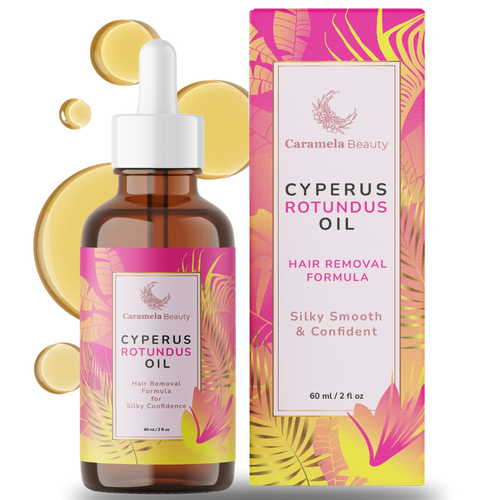 Caramela Beauty Cyperus Rotundus Oil for Natural Hair Reduction