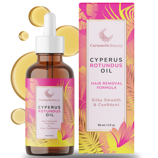 Caramela Beauty Cyperus Rotundus Oil for Natural Hair Reduction